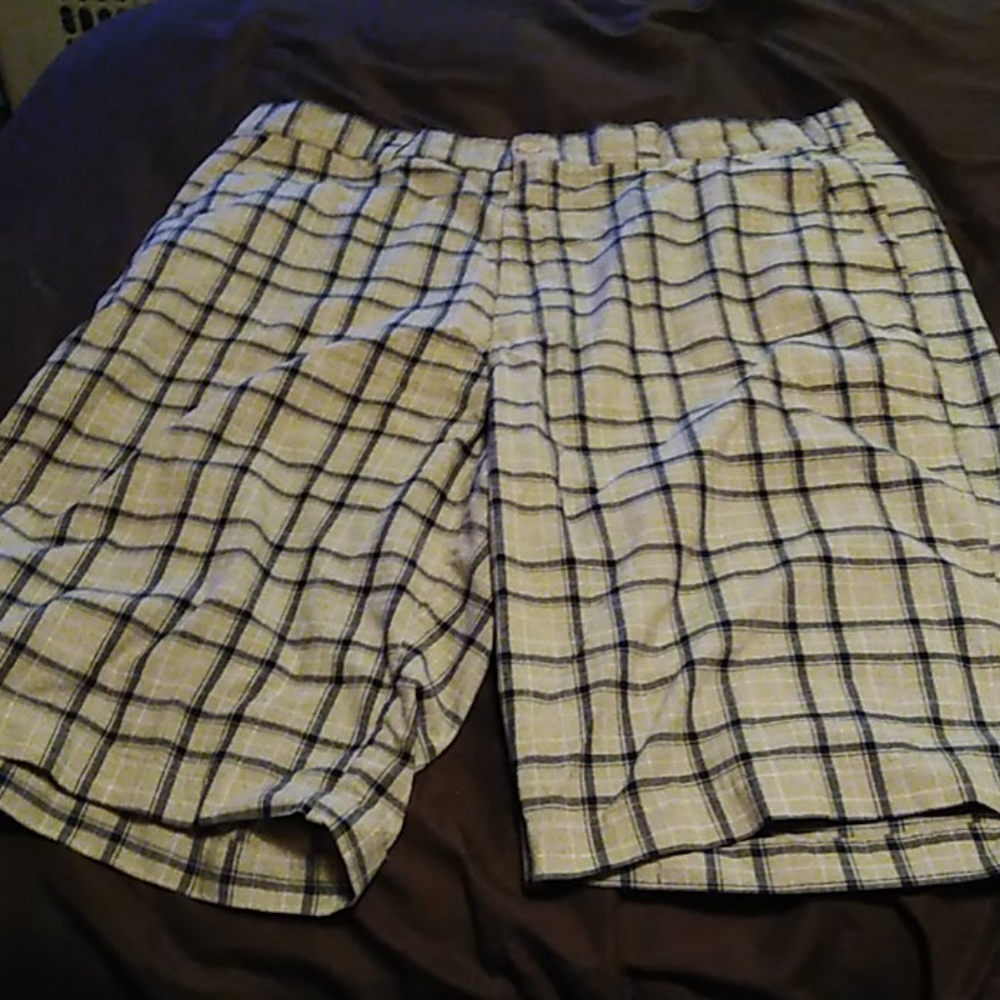 Plaid shorts